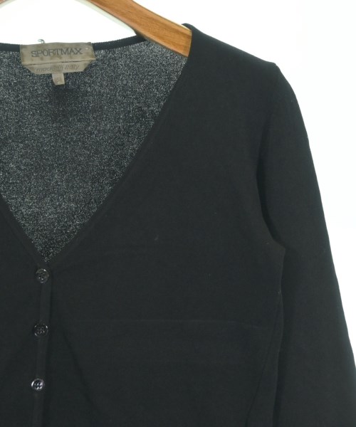 SPORTMAX（スポーツマックス）カーディガン 黒 サイズ:S レディース/2200664193058