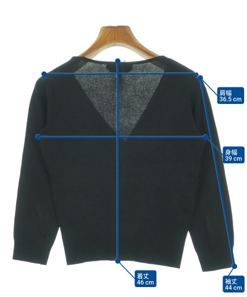 SPORTMAX（スポーツマックス）カーディガン 黒 サイズ:S レディース/2200664193058