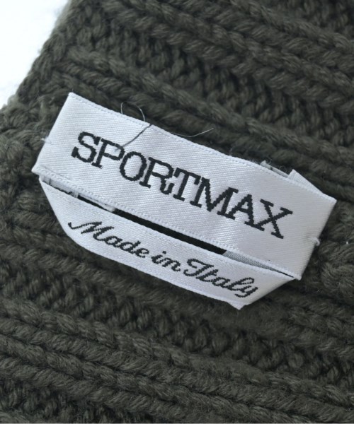 SPORTMAX（スポーツマックス）マフラー カーキ サイズ:- レディース/2200666431127