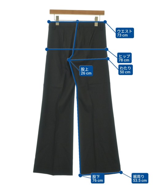 SPORTMAX（スポーツマックス）スラックス 黒 サイズ:40(M位) レディース/2200664049065