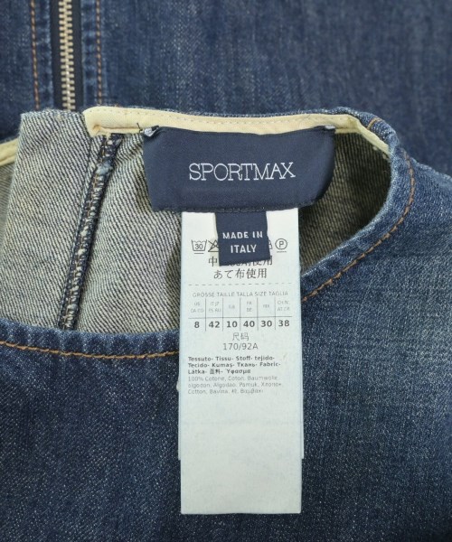 SPORTMAX（スポーツマックス）ワンピース 紺 サイズ:42(M位) レディース/2200671973025