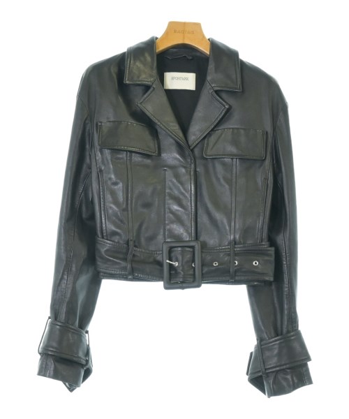 SPORTMAX(スポーツマックス)ライダース 黒 サイズ:38(S位)/2200684772202