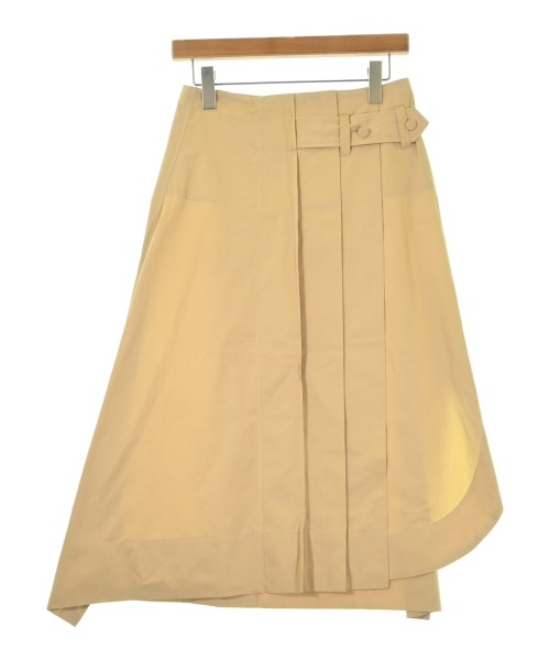 SPORTMAX(スポーツマックス)ひざ丈スカート ベージュ サイズ:36(XS位)/2200686436201