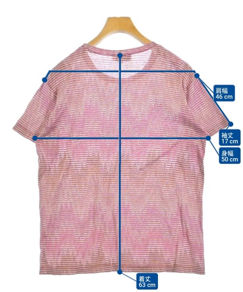 MISSONI -DONNA-（ミッソーニドンナ）Tシャツ・カットソー 紫 サイズ:44(S位) メンズ/2200702150036