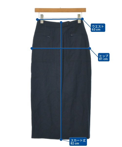 MISSONI -DONNA-（ミッソーニドンナ）ロング・マキシ丈スカート 紺 サイズ:42(M位) レディース/2200704753013