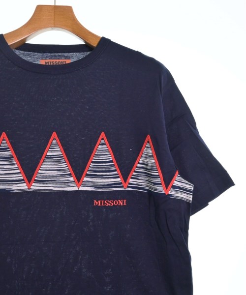 MISSONI（ミッソーニ）Tシャツ・カットソー 紺 サイズ:L メンズ