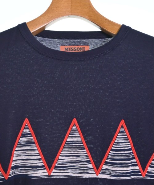 MISSONI（ミッソーニ）Tシャツ・カットソー 紺 サイズ:L メンズ