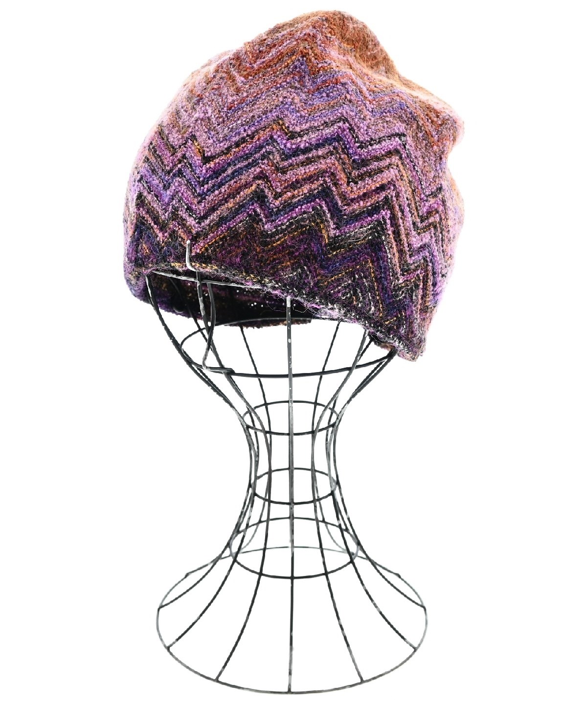 MISSONI ミッソーニ　ニット帽 Fサイズ 楽天市場】極美品☆Missoni ミッソーニ ウール100％ ロゴ入り ニット