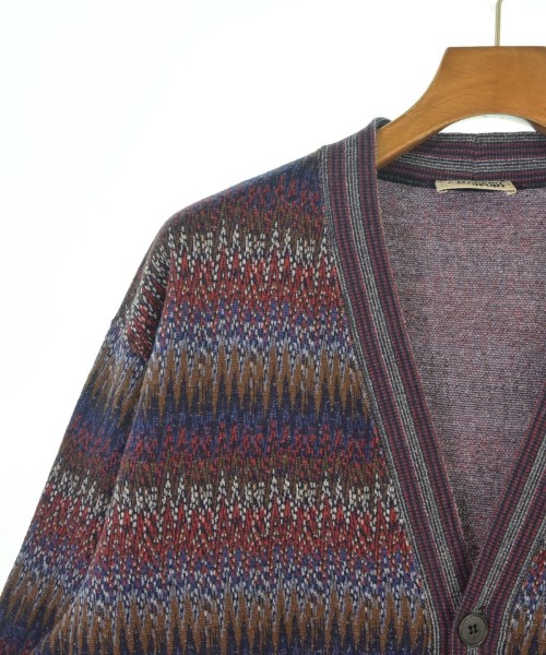 MISSONI（ミッソーニ）カーディガン 青 サイズ:50(XL位) メンズ/2200638151015
