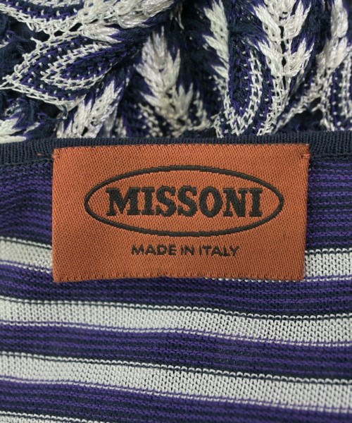 MISSONI（ミッソーニ）ワンピース 紫 サイズ:-(L位) レディース/2200642543042