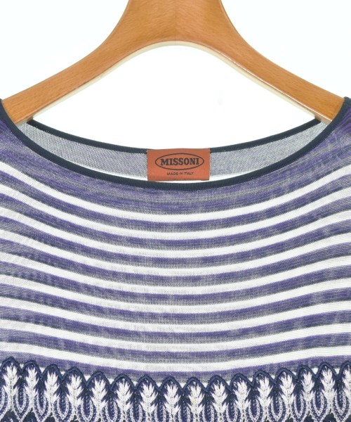 MISSONI（ミッソーニ）ワンピース 紫 サイズ:-(L位) レディース/2200642543042