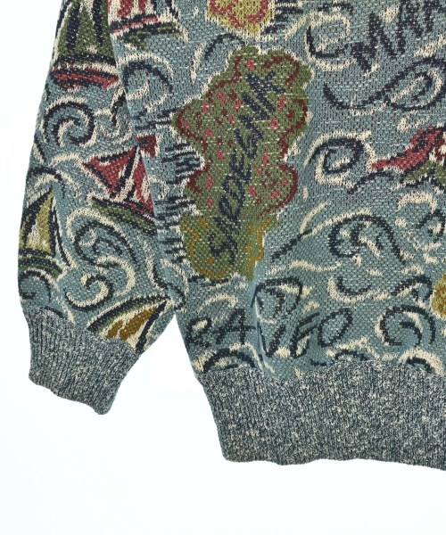 MISSONI（ミッソーニ）ニット・セーター 青 サイズ:48(L位) メンズ/2200632774074