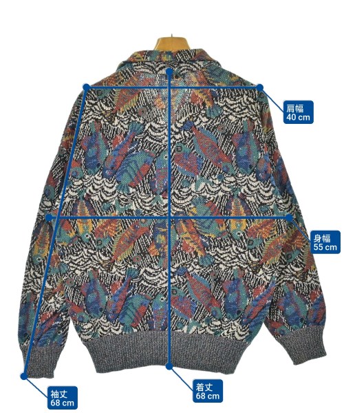 MISSONI（ミッソーニ）ニット・セーター 青 サイズ:48(L位) メンズ/2200632774081