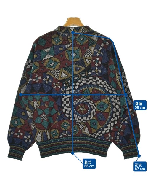 MISSONI（ミッソーニ）ニット・セーター 青 サイズ:48(L位) メンズ/2200632774098