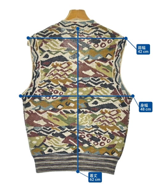 MISSONI（ミッソーニ）ニット・セーター ベージュ サイズ:48(L位) メンズ/2200632774128