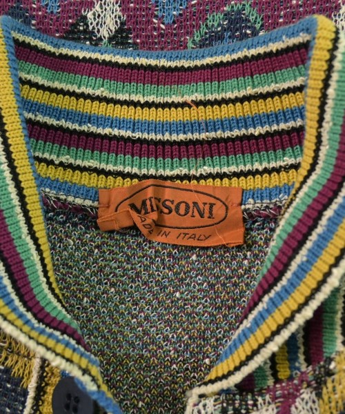 MISSONI（ミッソーニ）ニット・セーター 紺 サイズ:48(L位) メンズ/2200632774135