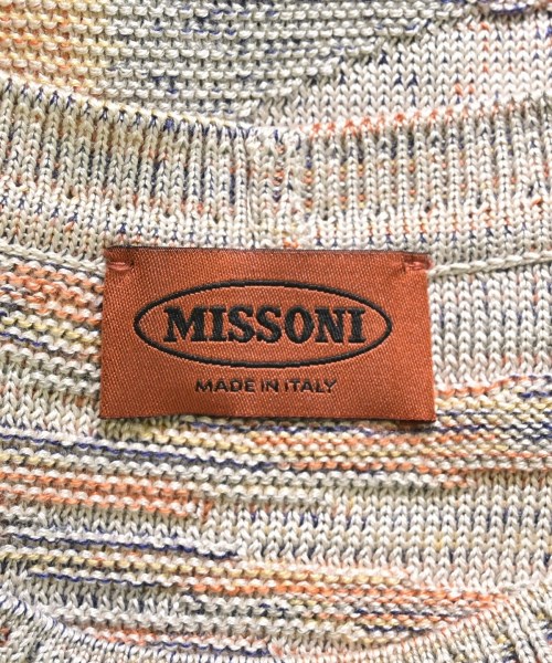 MISSONI（ミッソーニ）ニット・セーター ベージュ サイズ:48(L位) メンズ/2200632774166