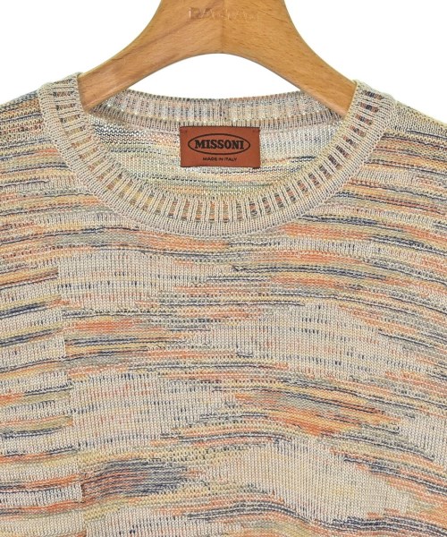 MISSONI（ミッソーニ）ニット・セーター ベージュ サイズ:48(L位) メンズ/2200632774166