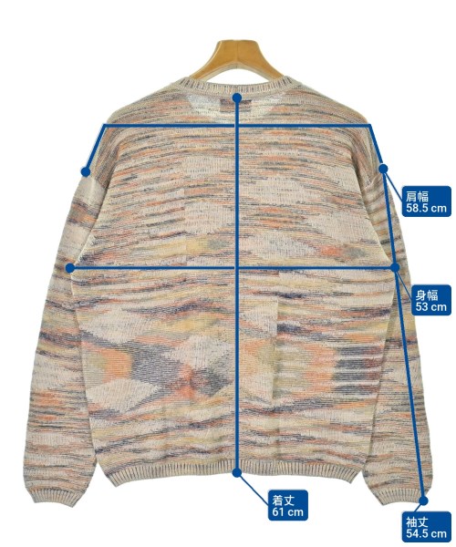 MISSONI（ミッソーニ）ニット・セーター ベージュ サイズ:48(L位) メンズ/2200632774166