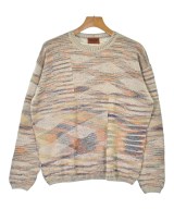 MISSONI（ミッソーニ）ニット・セーター ベージュ サイズ:48(L位) メンズ/2200632774166
