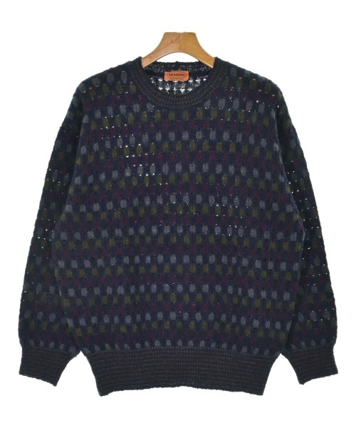 MISSONI(ミッソーニ)ニット・セーター 紺 サイズ:46(M位)/2200632774197