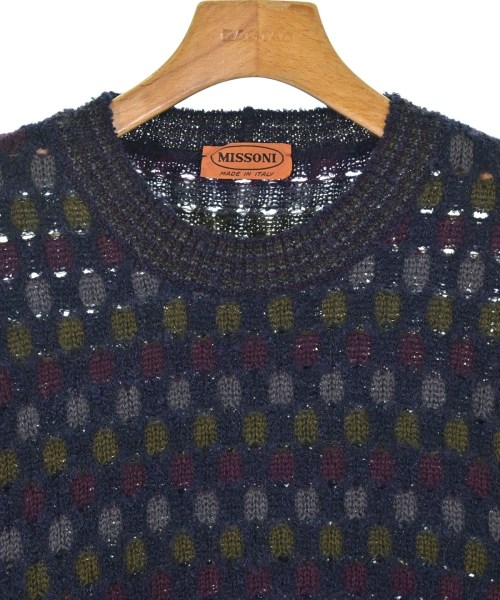 MISSONI（ミッソーニ）ニット・セーター 紺 サイズ:46(M位) メンズ/2200632774197