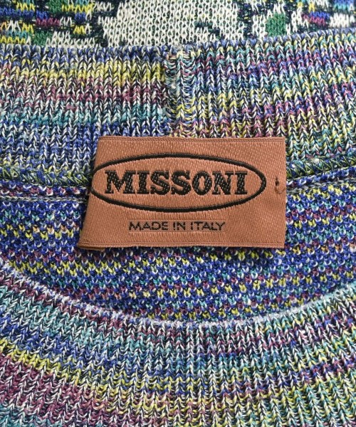 MISSONI（ミッソーニ）ニット・セーター 青 サイズ:50(XL位) メンズ/2200632774227