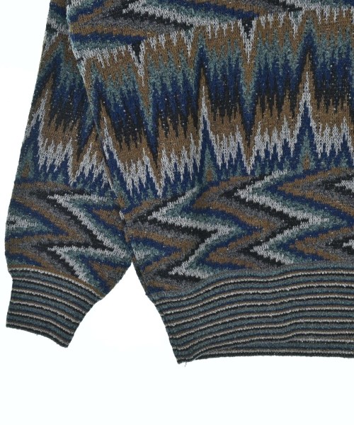 MISSONI（ミッソーニ）ニット・セーター 青 サイズ:48(L位) メンズ/2200632774296