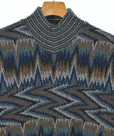 MISSONI（ミッソーニ）ニット・セーター 青 サイズ:48(L位) メンズ/2200632774296
