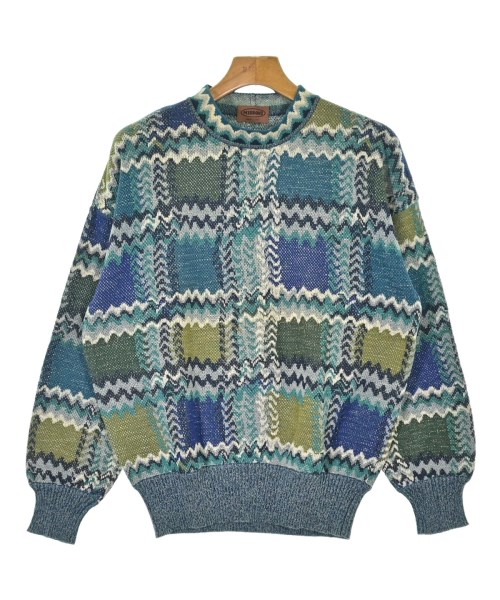 MISSONI(ミッソーニ)ニット・セーター 青 サイズ:48(L位)/2200632774302