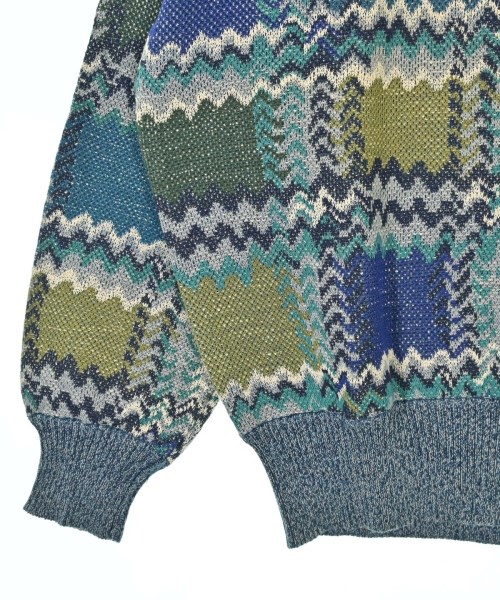 MISSONI（ミッソーニ）ニット・セーター 青 サイズ:48(L位) メンズ/2200632774302
