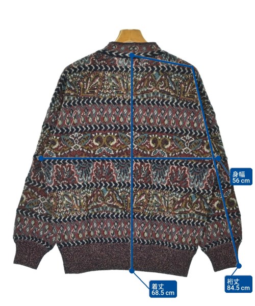 MISSONI（ミッソーニ）ニット・セーター 赤 サイズ:48(L位) メンズ/2200632774326
