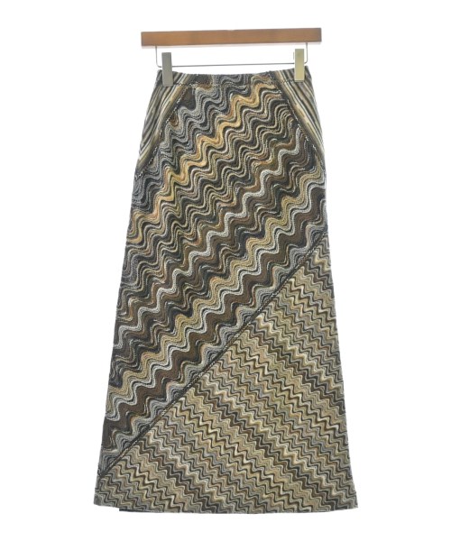 MISSONI(ミッソーニ)ロング・マキシ丈スカート 茶 サイズ:40(M位)/2200642089069