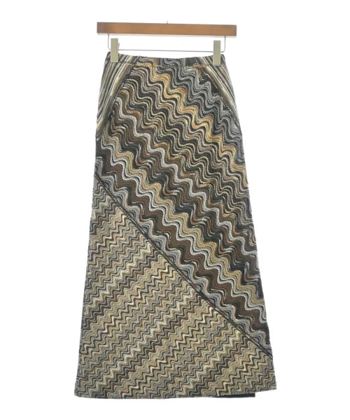 MISSONI（ミッソーニ）ロング・マキシ丈スカート 茶 サイズ:40(M位) レディース/2200642089069