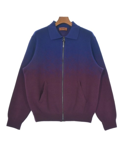 MISSONI(ミッソーニ)カーディガン 青 サイズ:52(XXL位)/2200643900035