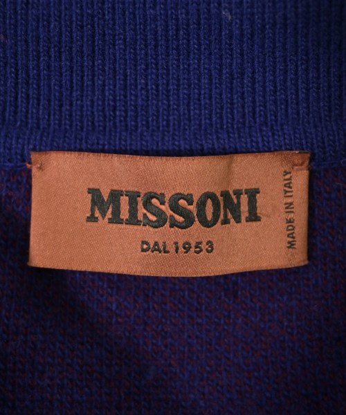 MISSONI（ミッソーニ）カーディガン 青 サイズ:52(XXL位) メンズ/2200643900035