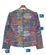 MISSONI（ミッソーニ）ノーカラージャケット 青 サイズ:42(M位) レディース/2200629683013