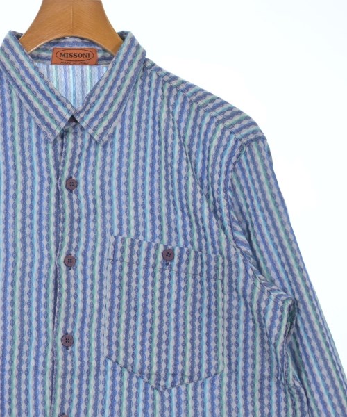 MISSONI（ミッソーニ）カジュアルシャツ 白 サイズ:48(L位) メンズ/2200627697302