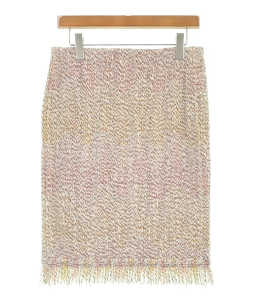 MISSONI（ミッソーニ）ひざ丈スカート 茶 サイズ:42(M位) レディース/2200606383028