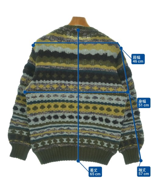MISSONI（ミッソーニ）ニット・セーター カーキ サイズ:46(XL位) レディース/2200604954053
