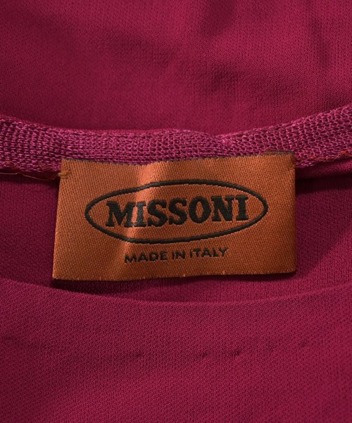 MISSONI（ミッソーニ）Tシャツ・カットソー 赤 サイズ:31(XL位) レディース/2200604954275