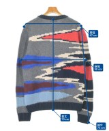 MISSONI（ミッソーニ）ニット・セーター グレー サイズ:48(L位) メンズ/2200611566058