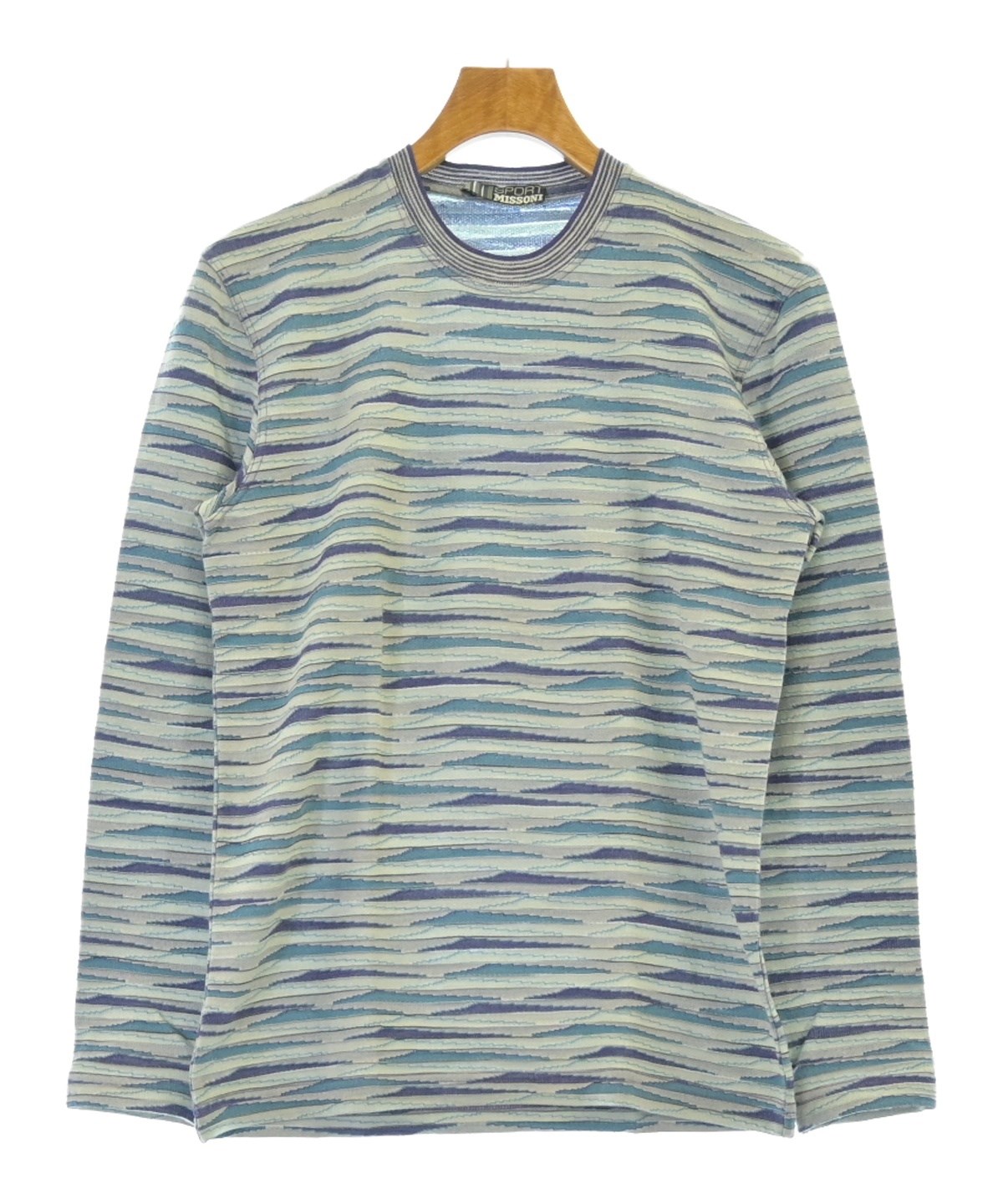 MISSONI（ミッソーニ）ニット・セーター 青 サイズ:46(M位) メンズ