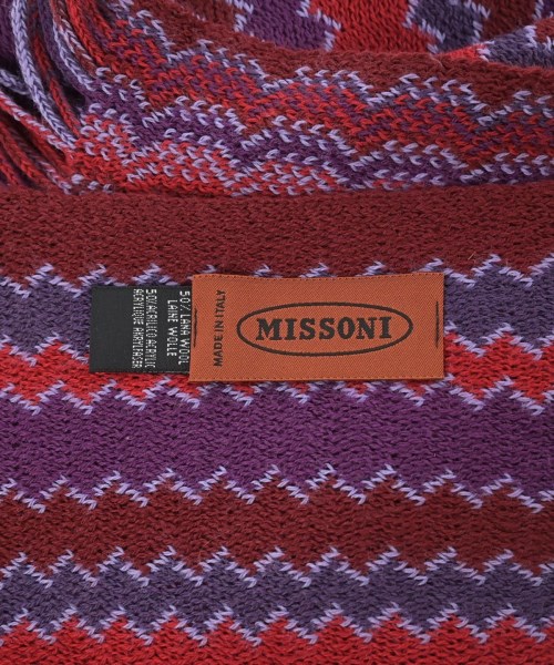 MISSONI（ミッソーニ）マフラー 紫 サイズ:- レディース/2200620856041