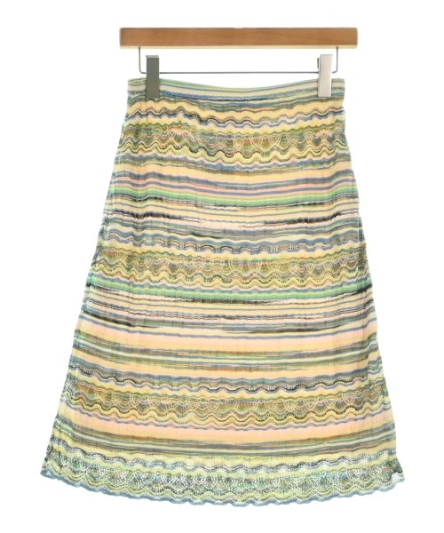 MISSONI(ミッソーニ)ひざ丈スカート 青 サイズ:46(XL位)/2200678651087