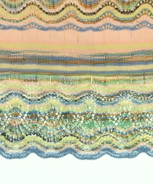 MISSONI（ミッソーニ）ひざ丈スカート 青 サイズ:46(XL位) レディース/2200678651087