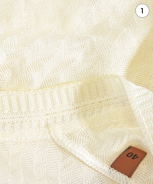 MISSONI（ミッソーニ）カーディガン 白 サイズ:40(M位) レディース/2200681825031