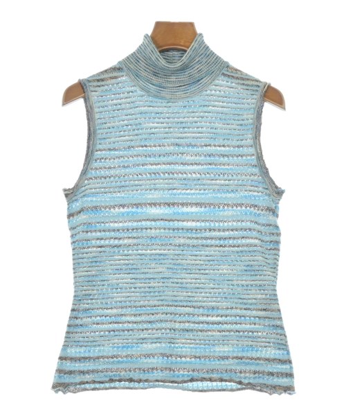 M MISSONI(エムミッソーニ)ベスト/ノースリーブ 青 サイズ:44(L位)/2200694776030