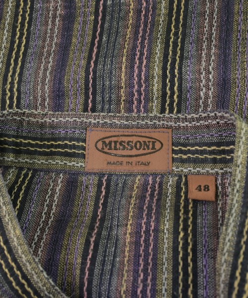 MISSONI（ミッソーニ）カジュアルシャツ 紫 サイズ:48(L位) メンズ/2200699245050
