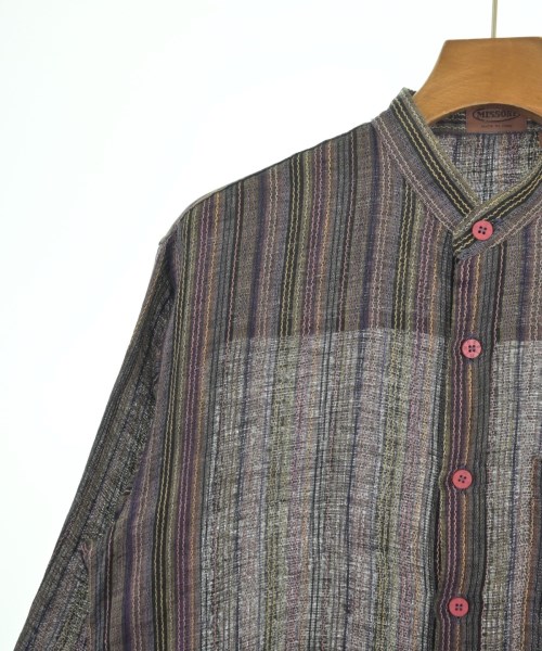 MISSONI（ミッソーニ）カジュアルシャツ 紫 サイズ:48(L位) メンズ/2200699245050
